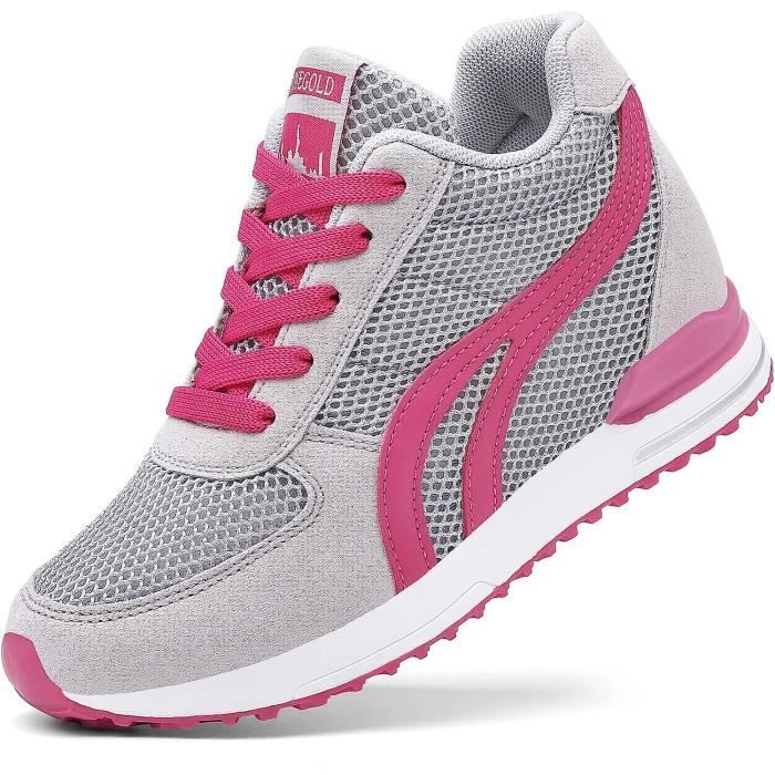 AONEGOLD Baskets Compens es Femmes Chaussure de Sport Gym Fitness
