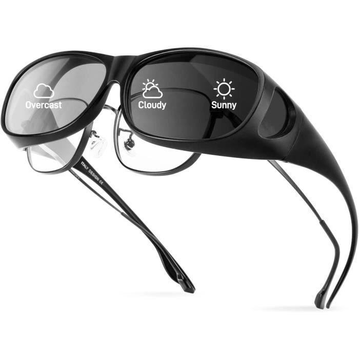Lunettes de soleil photochromiques pour hommes avec verres polarisés shop