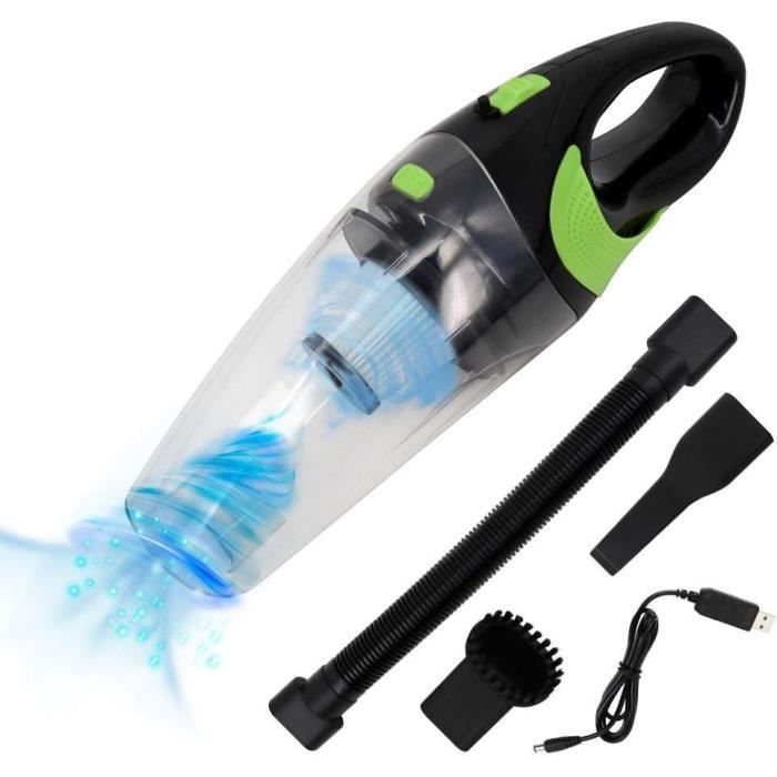 Aspirateur à main GENERIQUE Boomersun 8000pa aspirateur sans fil, aspirateur à main, aspirateur de voiture, 2600amh 100w lithum-ion aspirateur à main humide/sec à charge rapide