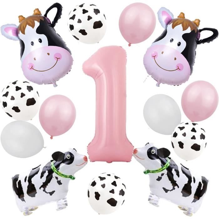 YYDSXK 2 Ans Decoration Anniversaire Boho Fille, Bannière Happy Birthday, Rétro Rose Abricot Kit de Guirlande Ballon Baby Shower YYDSXK88