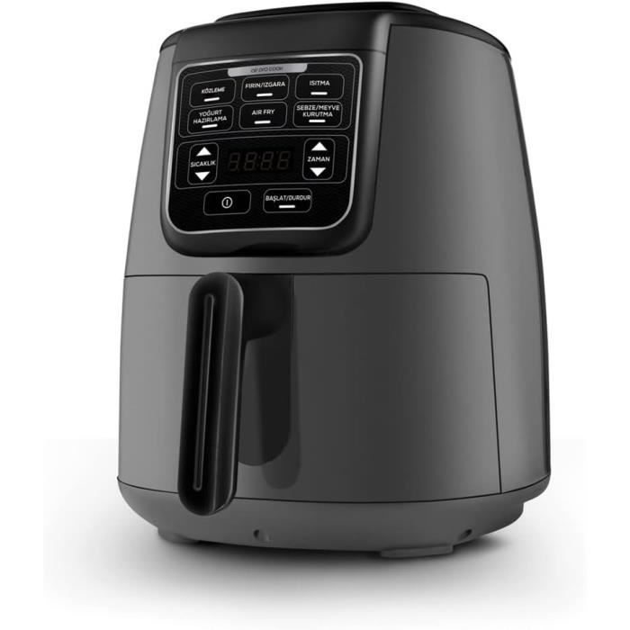 Air Cook Embers Xl Airfryer Space Grey Noir 4L 1550W Friteuse À Air