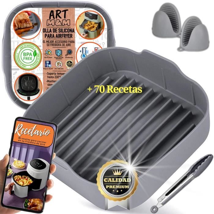 Moule Air Fryer pour Philips 3000 Dual Basket, Plat Silicone Air Fryer pour Philips Airfryer