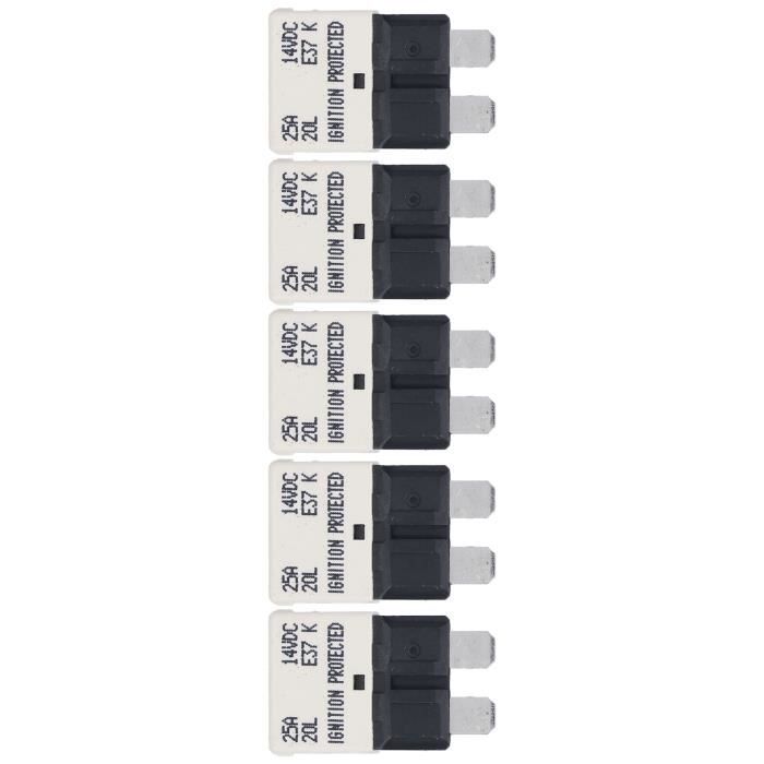 Disjoncteurs à Réinitialisation Automatique - Lot De 10, 13A, ABS, Pour Protection Surcharge Circuits Jouets - 3