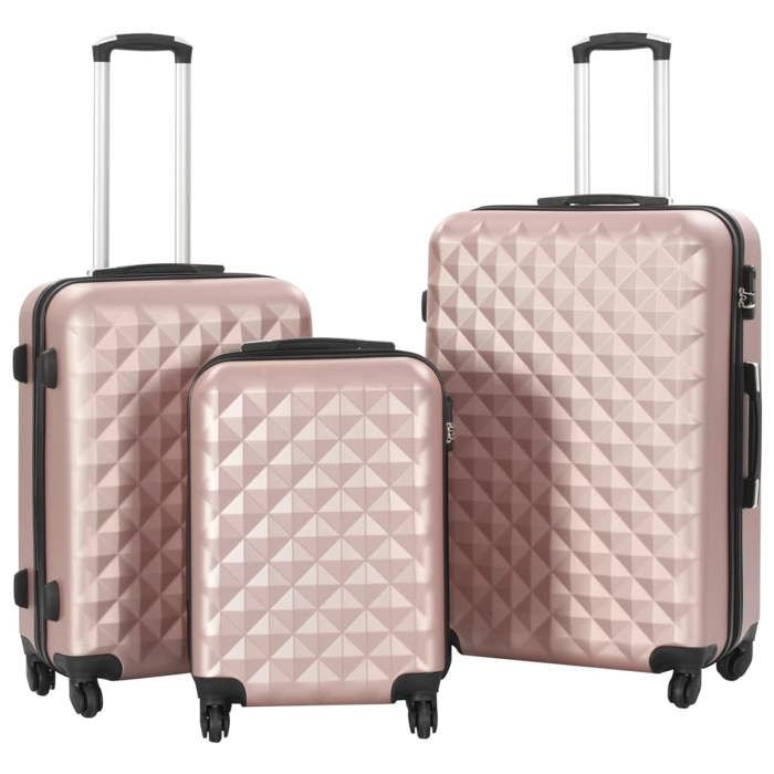 3 Étiquettes De Valise En Polyuréthrane - Avec Rabat De Protection