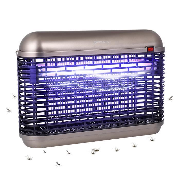 YUNLIGHTS Electric Bug Zapper 20W 360 Degree Mosquito Killer Efficient