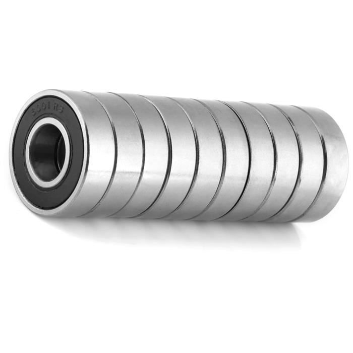 Lot 6 Douilles Bronze Auto-Lubrifiantes Bride – Alésage 6mm OD 10mm Longueur 10mm – Pour Machines & Équipements Industriels