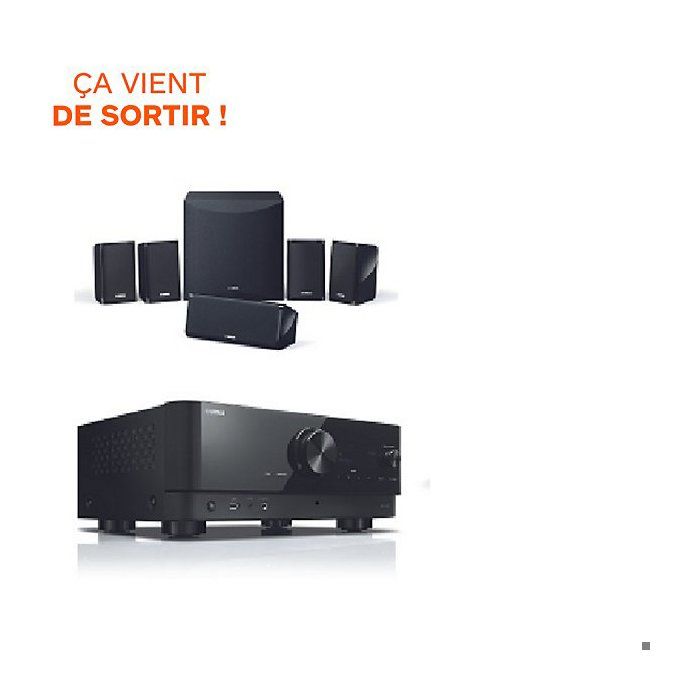 Pack Home Cinema Yamaha YHT4960 BL amplificateur + enceintes - vue 2