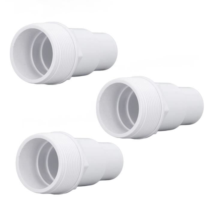 SPEEDWOX 10 PCS Adaptateurs Tuyau Piscine 1.5" Vers 1.25" - Connecteurs Type A/B + Colliers + Joints - Compatible Intex