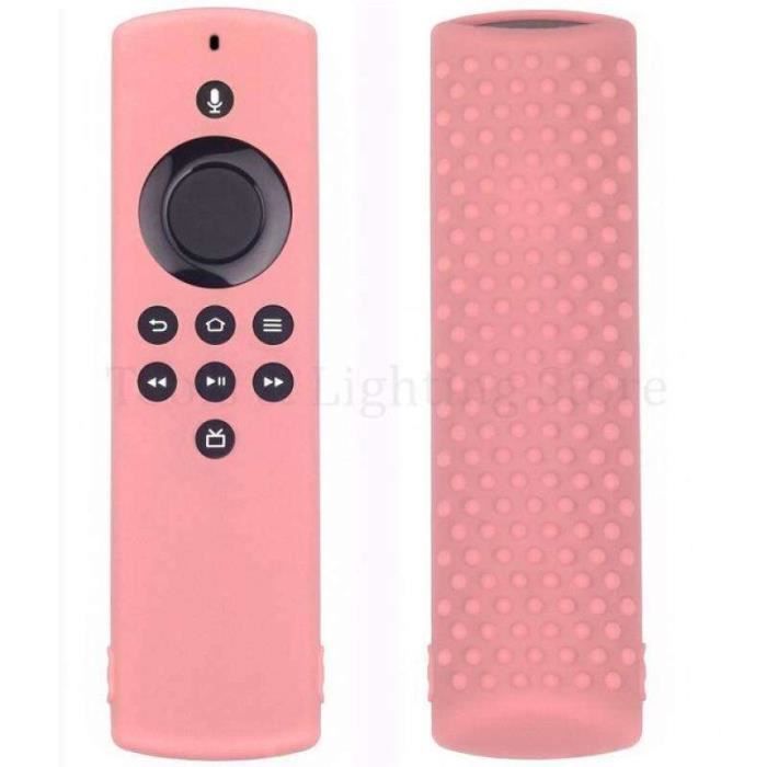 Coque Silicone Antidérapante Pour Télécommande Fire TV Stick 4K - Léger, Coloris Blanc, Rouge, Noir, Bleu - 12