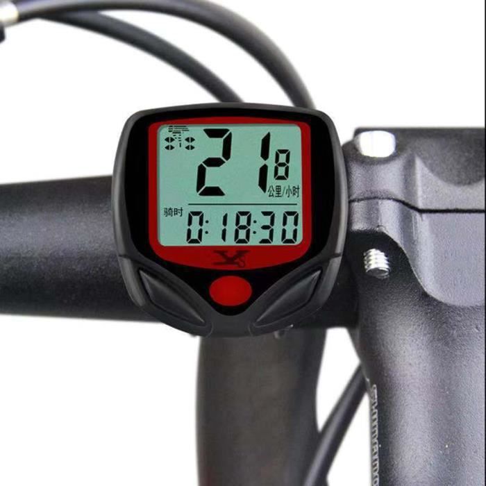 Compteur Vélo Sans Fil – LCD Étanche – Ordinateur De Cycle Numérique