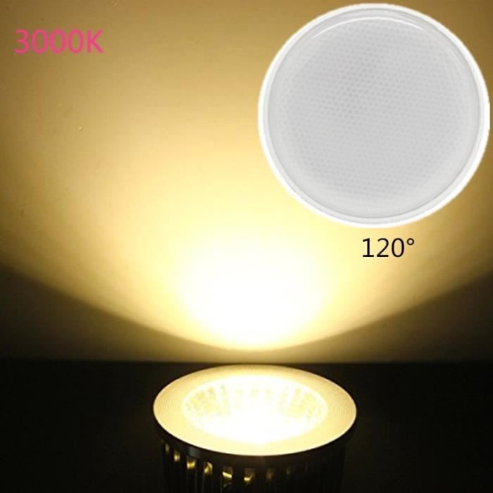 AMPOULE LED,120 Angle Warm WhiteGU10 220VAmpoule Led Pour Projecteur