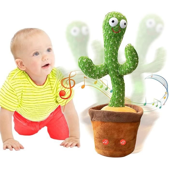 Peluche Chantant,Cactus Qui Danse,Jouet en Peluche pour Enfants,Dancing  Cactus,120 Chansons,Enregistrement,Apprendre à Parler - Cdiscount Jeux -  Jouets