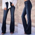 Jeans Femme Football Imprimé Jeans Déchirés Pantalons Grandes Tailles m11220-1