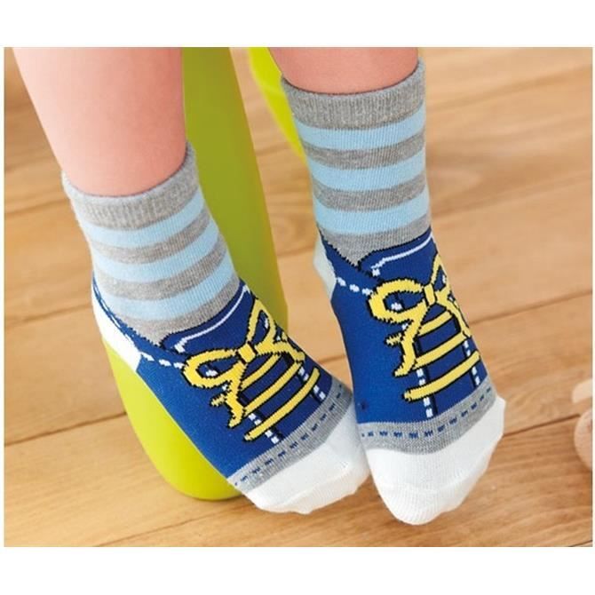 Chaussettes antiderapantes fille - Cdiscount