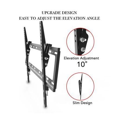 Support TV Mural Orientable Et Inclinable - Pour Écrans 37 à 70 Pouces (max 35 Kg) | VESA 600x400 - Gestion Câbles Intégrée
