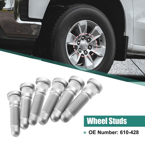 Lot De 20 Goujons De Roue X AUTOHAUX M14x1.5 Vers M12x1.5 - Compatible VW, Audi, Mercedes - Argenté