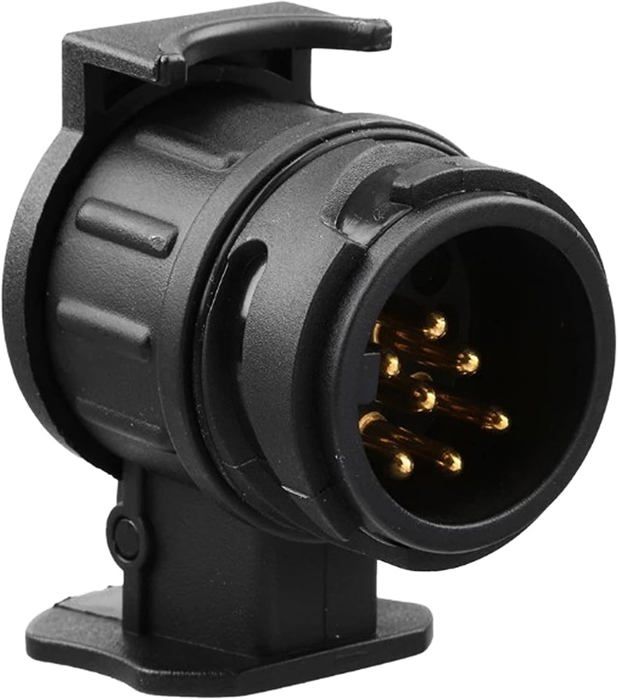 Adaptateur Prise Remorque Navaris 13 Broches Vers 7 Broches – Connecteur 12V Universel Caravane/Porte-Vélo/Remorque