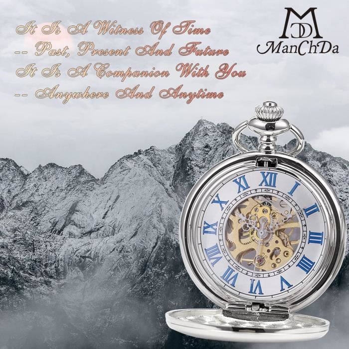 Montre best sale pendentif argent