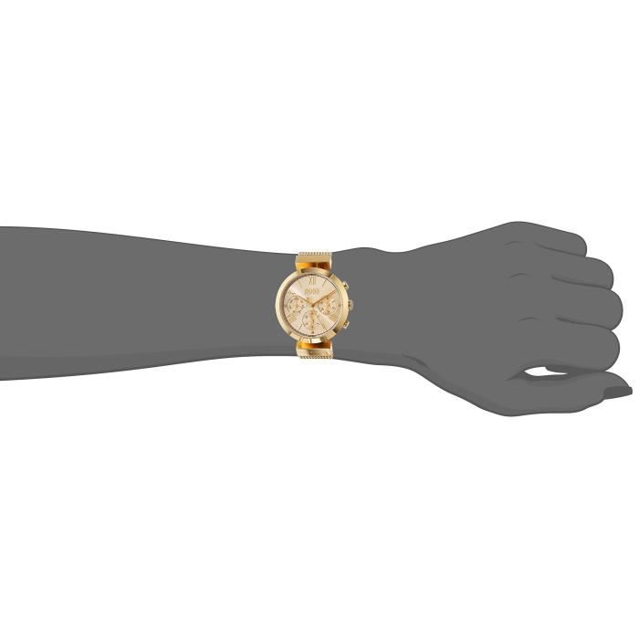 Montre Femmes Hugo BOSS 1502425 Achat vente montre Femme Adulte Acier Cdiscount