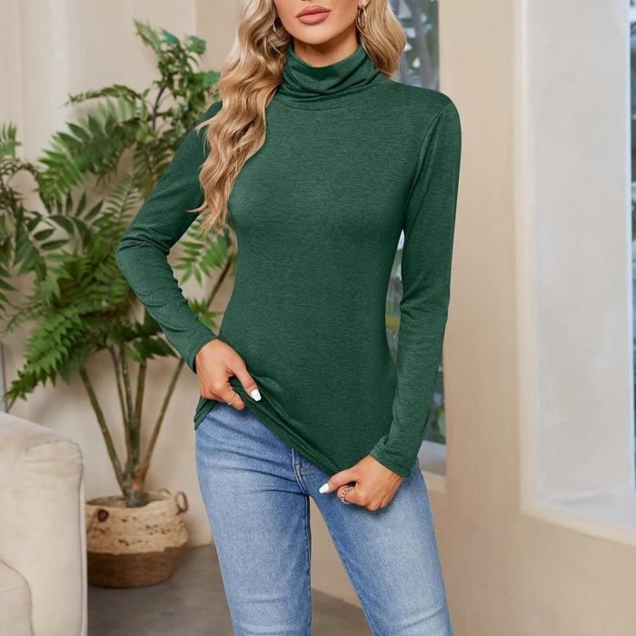 T shirt manche best sale longue moulant femme