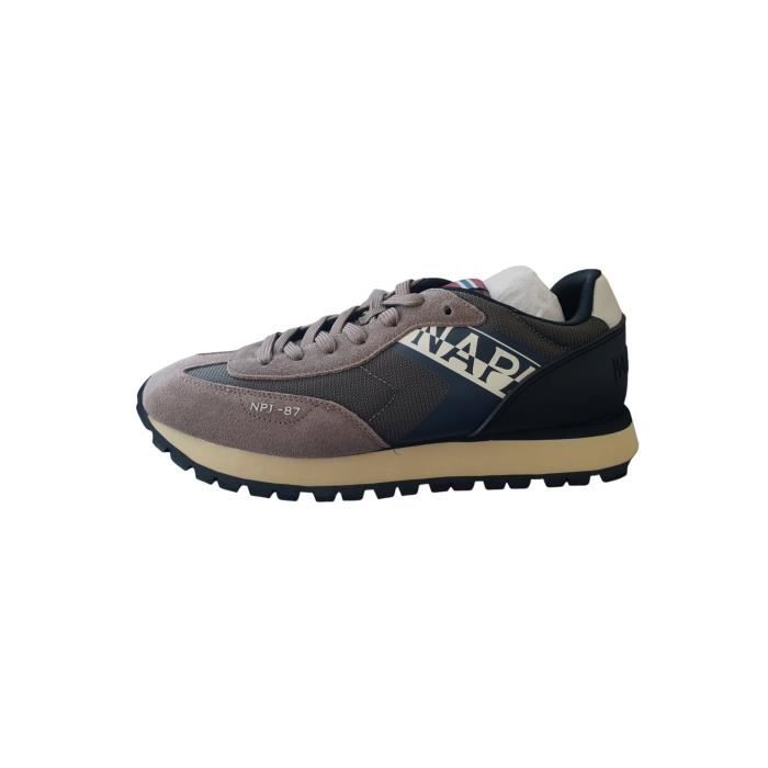 Baskets NAPAPIJRI Jet Homme Cuir et Tissu Lacets Multicolore Cdiscount Chaussures