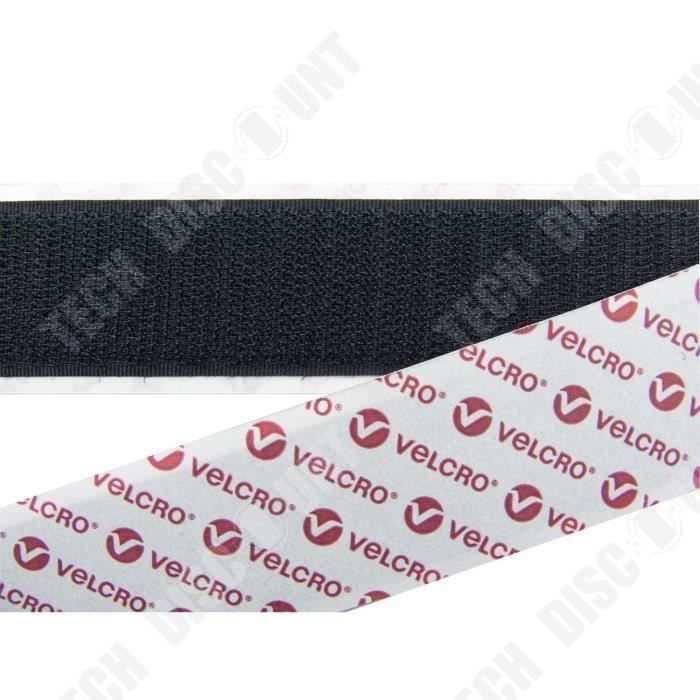 TD® 25 mm Rond Autocollant Bande Velcro Adhésif Puissant Crochet et Bandes  - Noir (50 paires) - Cdiscount Bricolage