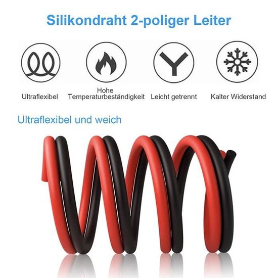 Unique Bargains Fil de Silicone 20 AWG Bobine Verte 30m Fil Électrique en Cuivre pour Modèle de Voiture