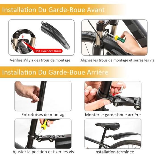 Garde-boue Avant Et Arrière Pour VTT / Vélo De Montagne - Neuf