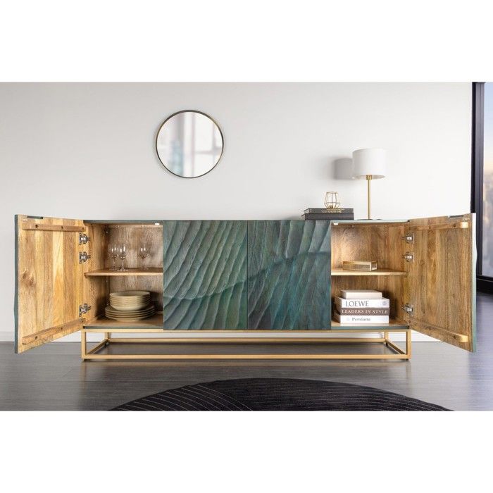Tabouret De Bar Sculpté En Bois - Contemporain - Hauteur Comptoir - Couleur Noix - Neuf