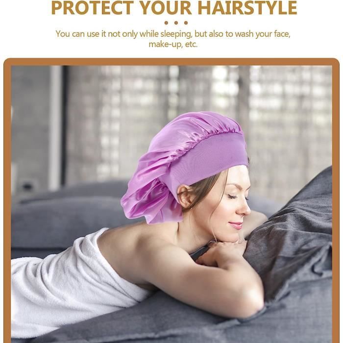 Foulard cheveux pour dormir en soie ou satin