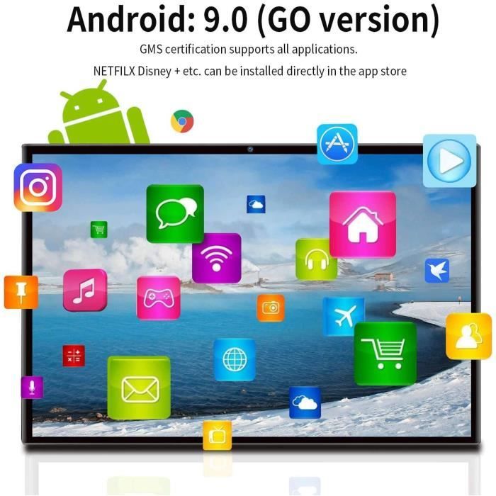 Ordinateur 2 En 1-10.1" HD IPS-3GO+32GO/128GB-Android2