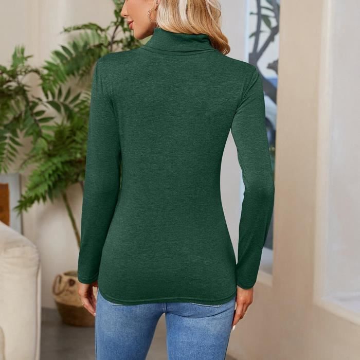 T shirt manche best sale longue moulant femme