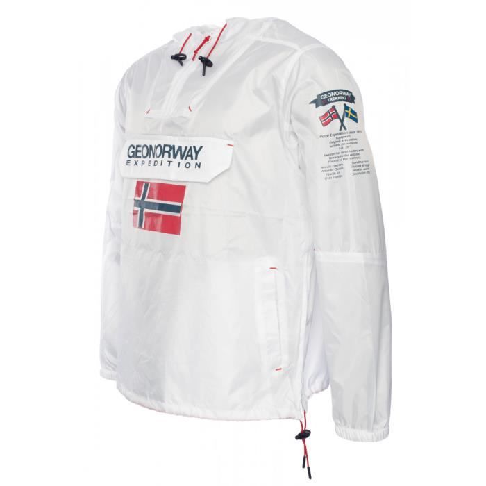 GEOGRAPHICAL NORWAY Coupe vent BREST Blanc Homme Blanc