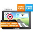 GPS poids-lourd Snooper PL5400 - Carte à vie - Écran 5'' - Camion Europe-3