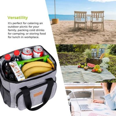 Grand 12 L Cooler Box Camping Plage Déjeuner Picnic Isotherme Aliments Ice Packs 
