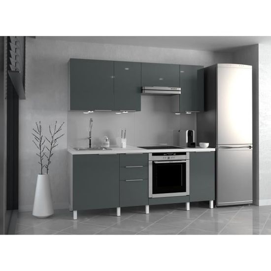 Cuisine Complete L220cm Couleur Blanc 100 Achat Vente Cuisine Complete Cuisine Complete L200cm Couleur Frene 100 Made In France Bientot Le Black Friday Cdiscount