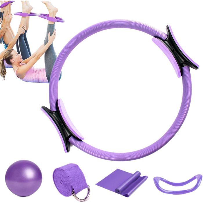 Pilates Kit pour les séances d'entraînement à domicile | Bandes de résistance à la balle ,5x accessoires de gymnase