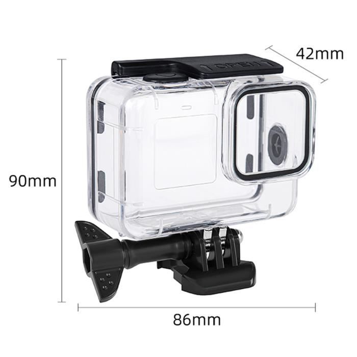 Accessoire appareil photo,Boîtier étanche pour GoPro Hero 10 9, housse de  Protection noire pour plongée - couleur blanche - Cdiscount Appareil Photo
