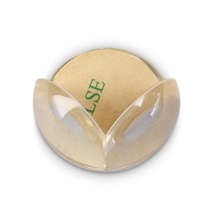 DeleyCON 6 Protections D'Angle Bébé Silicone Transparent – Coins De Table Sécurité Enfants