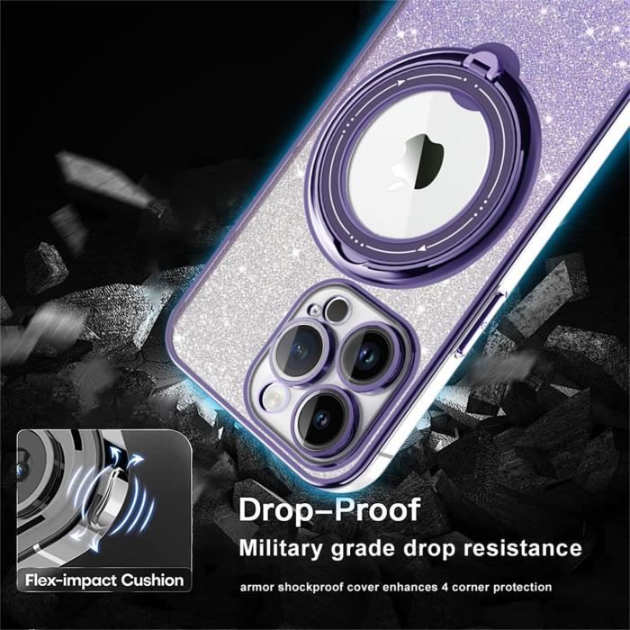 Coque Pour Iphone 11 Compatible Avec Magnétique Support Invisible Protection Caméra Brillant coque iphone 11 oeil