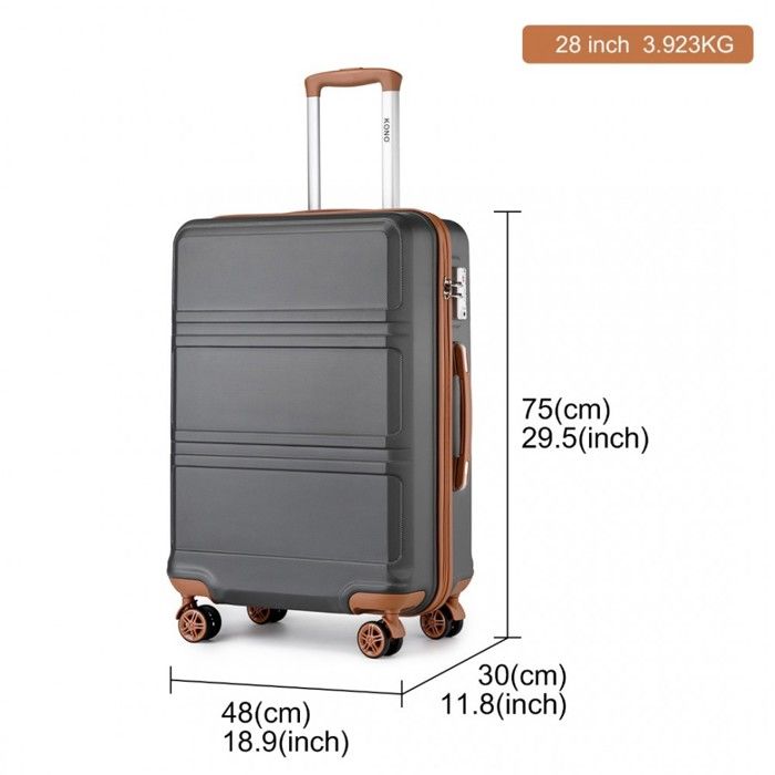 Valise Cabine Colonel Tapioca 55x40x20cm - Polypropylène 4 Roues 360°