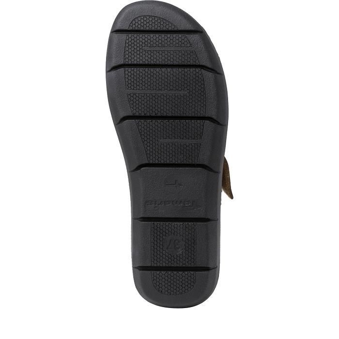 Mules en cuir Tamaris 27510 28 Marron Semelle compens e haute