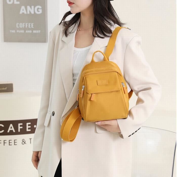 Sac a new arrivals dos jaune femme