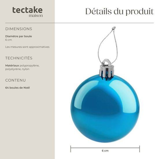 Lot De 40 Boules De Noël Primark - Étoiles Bleues Pailletées Argentées - Décorations Sapin 2019 - Neuf