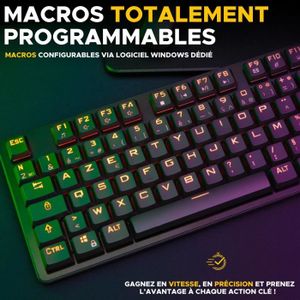Clavier AZERTY Français De Remplacement Pour Acer Predator Helios PH317-51 - Neuf KINPOWER