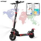 HITWAY Trottinette Électrique Pliable - Pneus gonflables 10" - 500W - APP - Batterie 48V 15.6Ah - Scooter Noir&Rouge