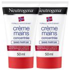 Neutrogena® Formule Norvégienne® Crème Mains Concentrée Non Parfumée Lot de 2 x 50ml