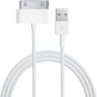 Cable USB [Compatible iPhone 4 - 4S - 3G - 3GS] Chargeur Blanc 1 Metre [Phonillico®]