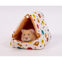 Mini-Cage Animal Écureuil Lit Accessoires pour Animaux de Compagnie Nid de Cochon d'Inde Maison de Hamster.15*15.