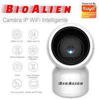 Caméra de Surveillance - BIOALIEN - Caméra IP 1080P, Vision Nocturne, Détection de Mouvement, Caméra Bébé